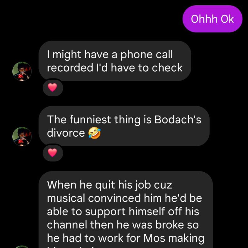 Invents a Divorce to Mock Bodach, image 1