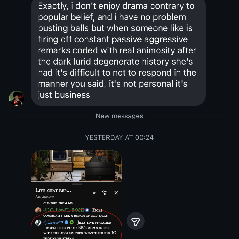 Denies Doxxing and Threats, image 1