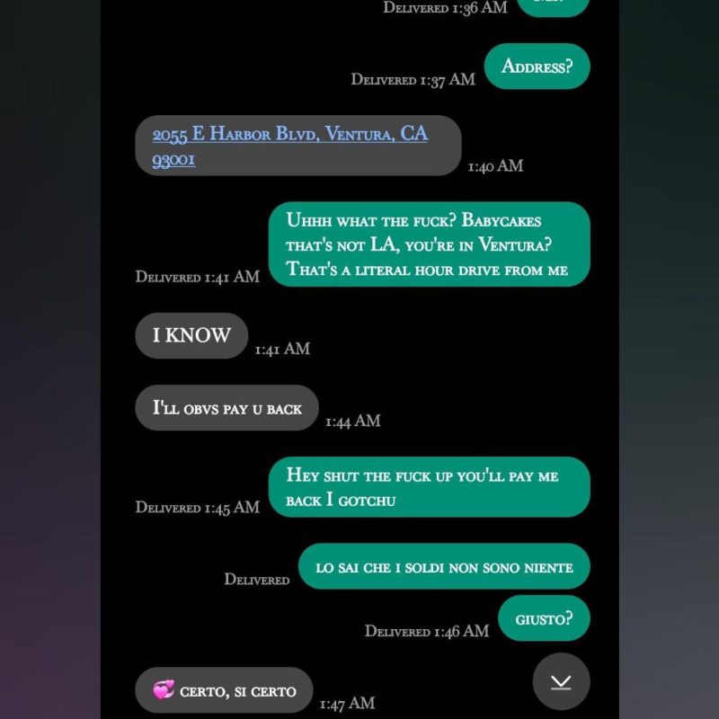 Giuliano Argenti's fake conversation with Nina Drama