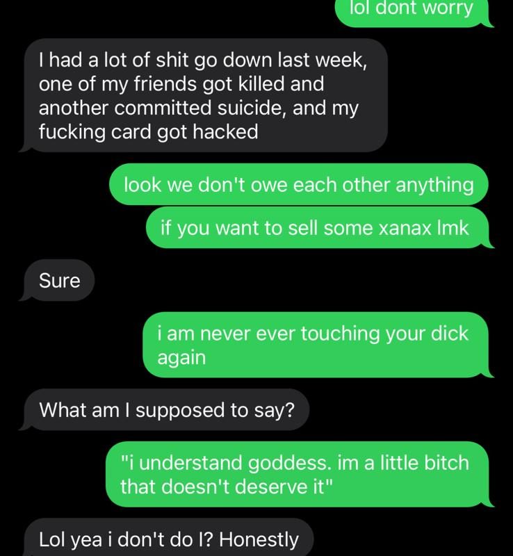 Answers “Sure” to a Xanax Sale, image 3