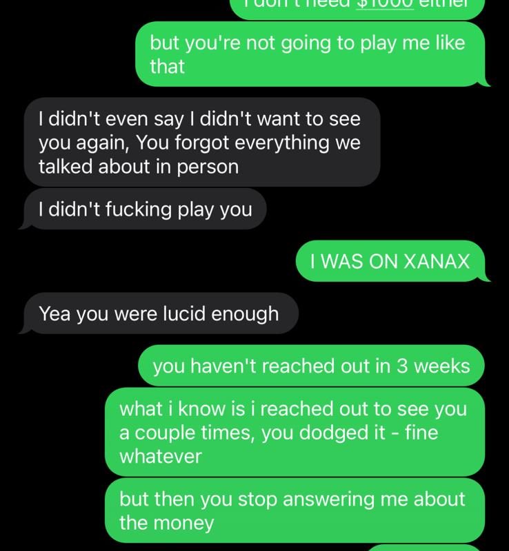 Keeps Amy’s $1,000, Says She Was “Lucid Enough”, image 7